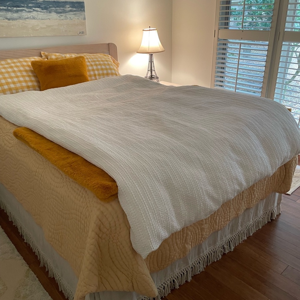 Pottery Barn Honeycomb Cotton Duvet Cover